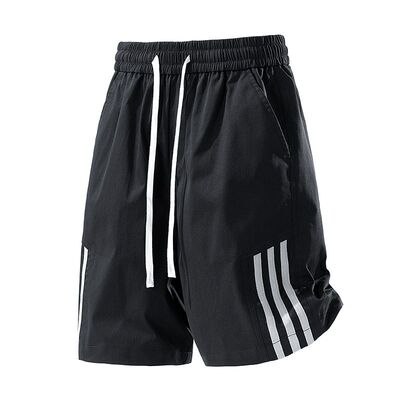 日本品牌夏季休闲短裤男三杠裤子