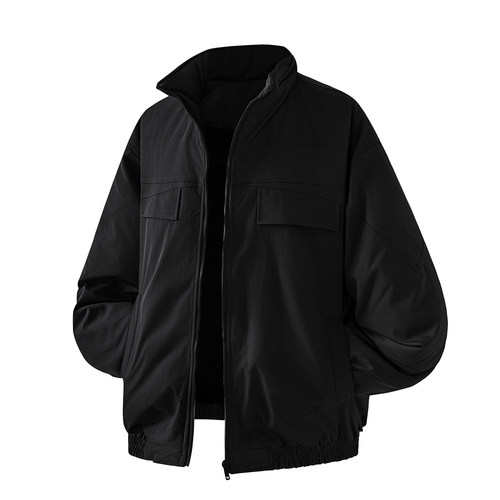 DESIGNSECRETS 25FW美式潮牌解构工装立领棉服男冬季保暖棉衣外套