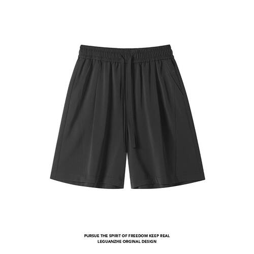 日本品牌垂感休闲西装短裤男夏季