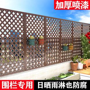 防腐木栅栏围栏户外庭院篱笆花园爬藤架花架屏风隔断楼顶露台装饰