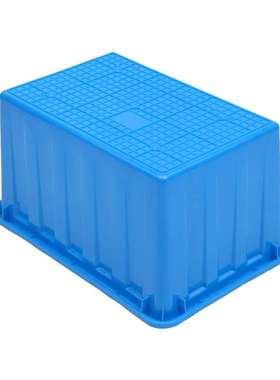 白蓝色牛筋塑料水箱90L水箱长方形水桶周转箱家用储水箱熟胶箱厂