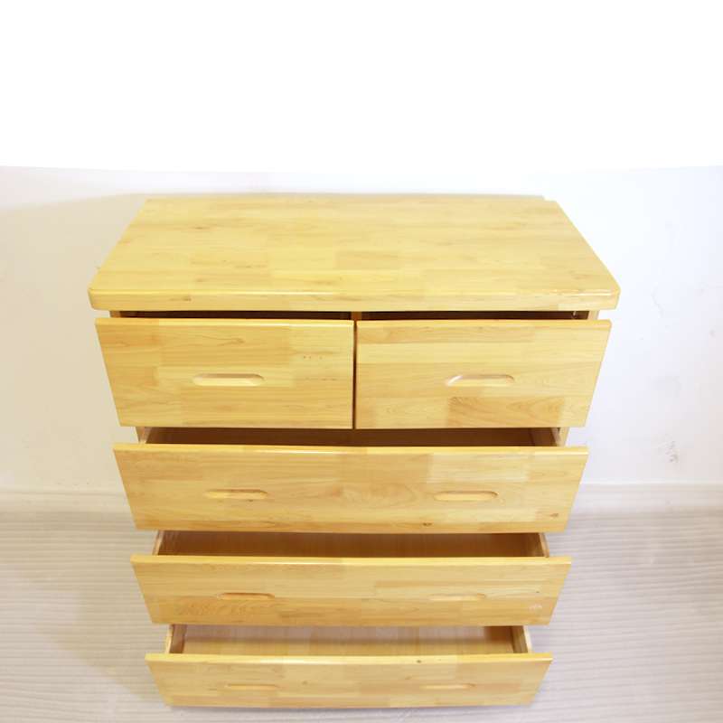 9C中式全实木五斗柜柏木六斗橱储物柜简约现代卧室收纳柜子抽屉斗