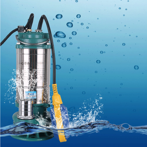 220V不锈钢潜水泵自动带浮球 农用排污泵 家用抽水泵农田灌溉