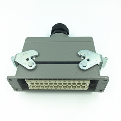 HE-024M/F重载连接器24芯 热流道配件 HDC-HE-024-2 矩形插头插座