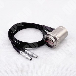 通用超声波测厚仪探头2MHz直径20mm铸铁钢聚丙烯塑料大量程测厚头