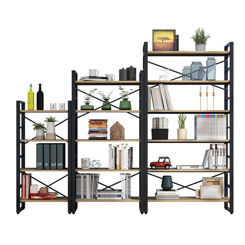 创意钢木货架简易搁板置物架精品产品展示架陈列架落地架自由组合