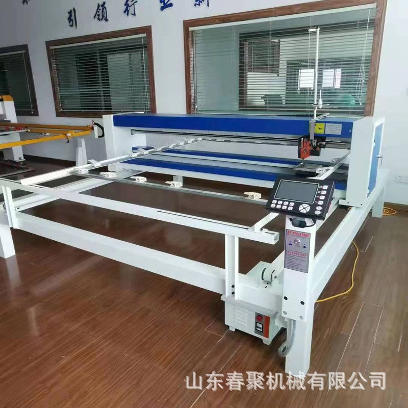 伺服全移动绗缝机 智能操作自动抬头剪线电脑绗缝机 自动绗缝