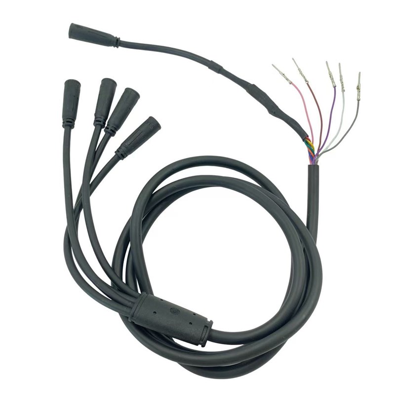 新款10寸kugoo M4电动滑板车总成线 控制器仪表防水接头连接线