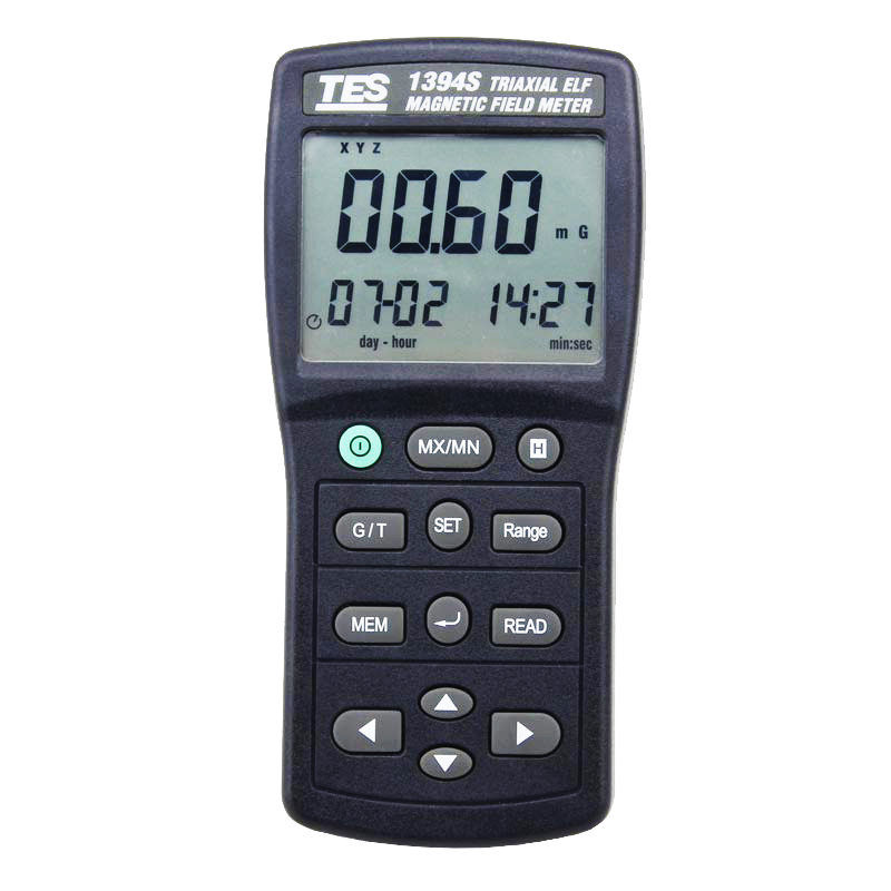 TES1394S辐射测试仪高斯计电H磁波辐射检测仪 可连接电脑
