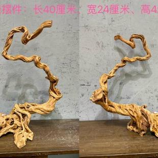 杜鹃根雕枯树根非崖柏q落地灯鸟笼装饰台灯架禅意自然随形树枝摆