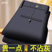 子男爸爸装 新款 直筒高腰男士 休闲长裤 高弹力商务西裤 秋冬加绒男裤