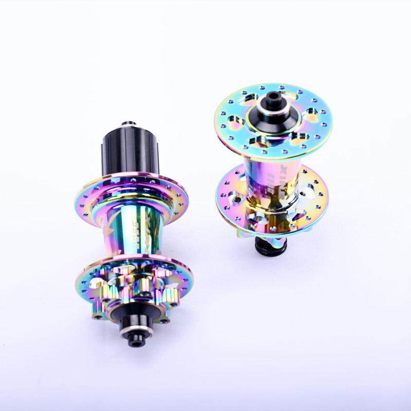 XINC土坡车山地培林轴承花鼓32孔六爪三齿碟刹桶轴快拆互换144响