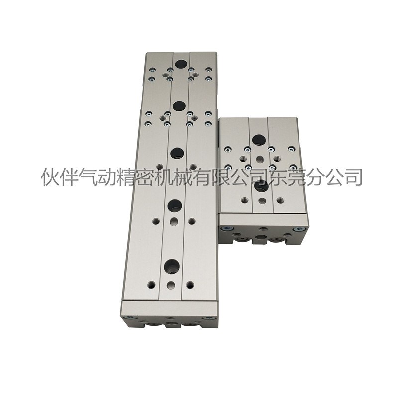 亚德客型滑台气缸HLQL/HLQ16-40/50/75S/SA/SAS/BS/BF/AF循环滚珠