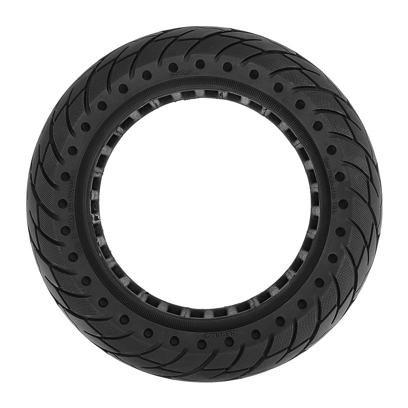 10*2.5单排孔内条纹蜂窝胎用于9号MAXG30橡胶实心胎兼容60/70-6.5