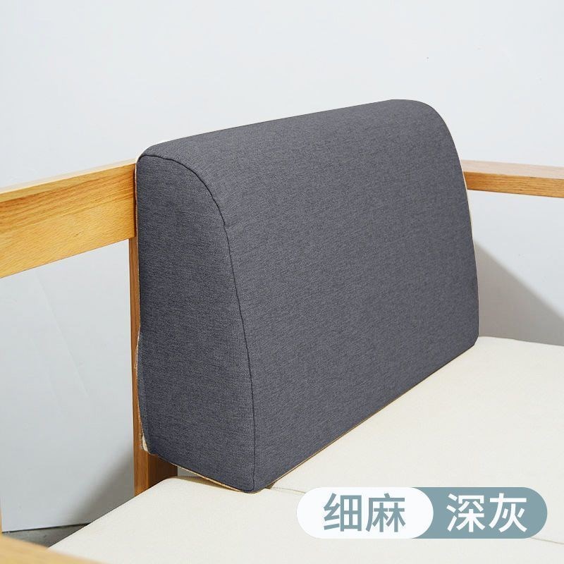 沙发靠垫大靠背高密度海绵弧形实木沙发腰靠背床头舒适靠枕硬靠垫