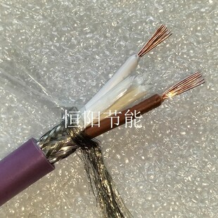 德国进口BUS CAN现场总线2芯0.5平方屏蔽线DP线RS485通信电缆多股