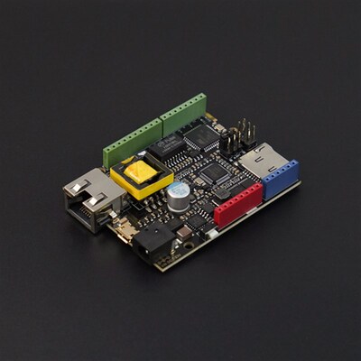 DFRobot W5500以太网通信主控控制器集成ATmega32u4和POE供电