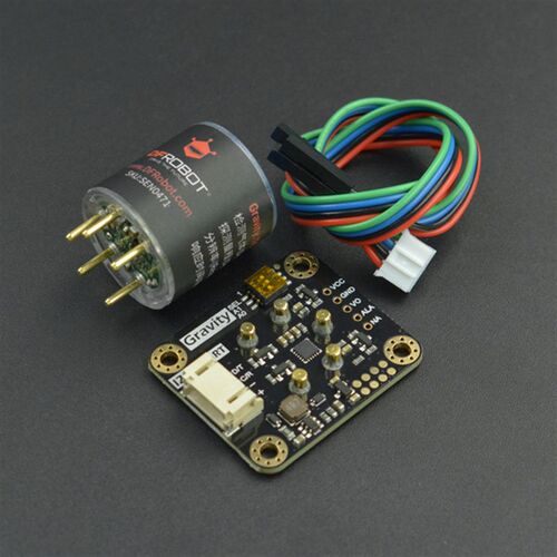 Gravity: NO2二氧化氮传感器(出厂校准) - I2C&UART