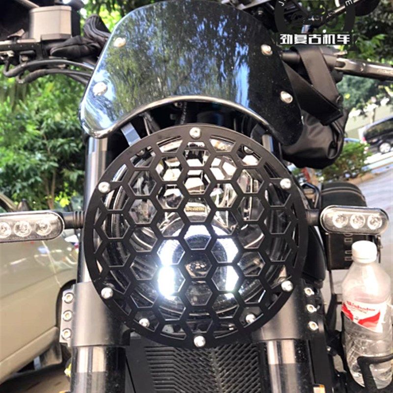 适用于幼狮500大灯网罩灯网 贝纳利500改装大灯保护网罩灯罩挡风,机械设备,矿山专用设备,淘宝优惠券,粉丝福利购,淘宝优惠卷