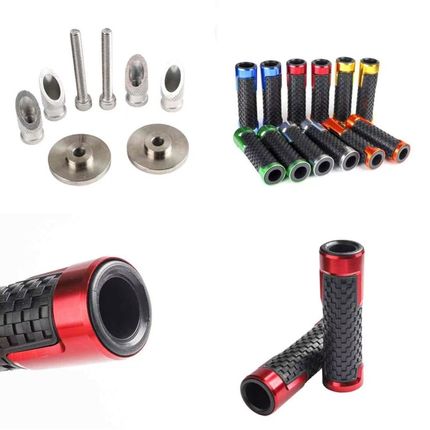 适用KTM EXC XC SXF XCW250 300 350CNC手把套把胶不锈钢手把堵头