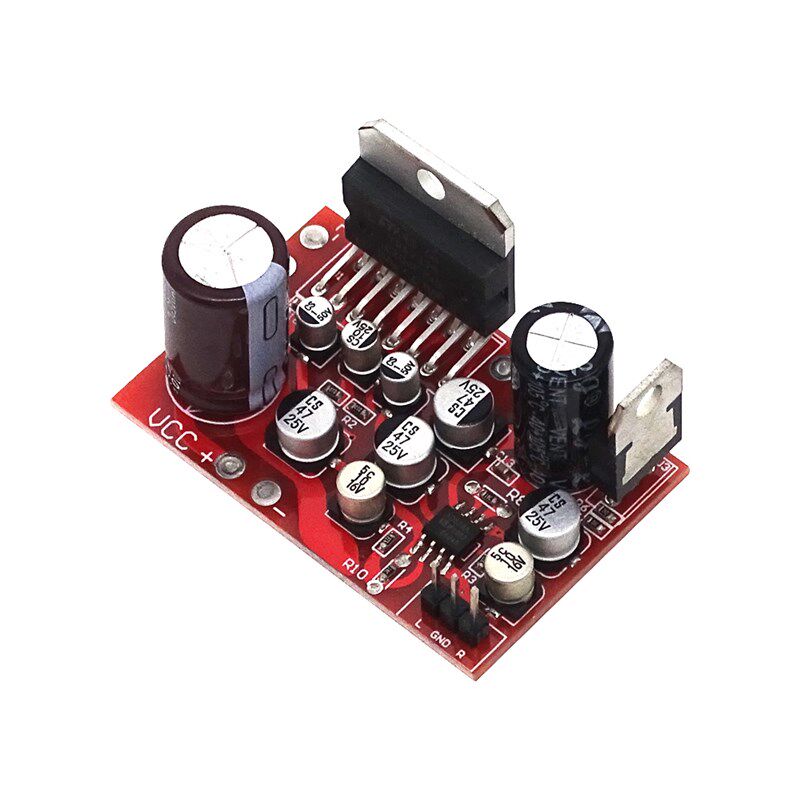 TDA7379功放板2.0双声道2*39W大功率AD828前级放大效果超NE5532