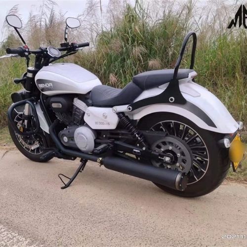 奔达灰石300改装左右双出排气管 陷阱排气全段低沉浑厚二出二直装