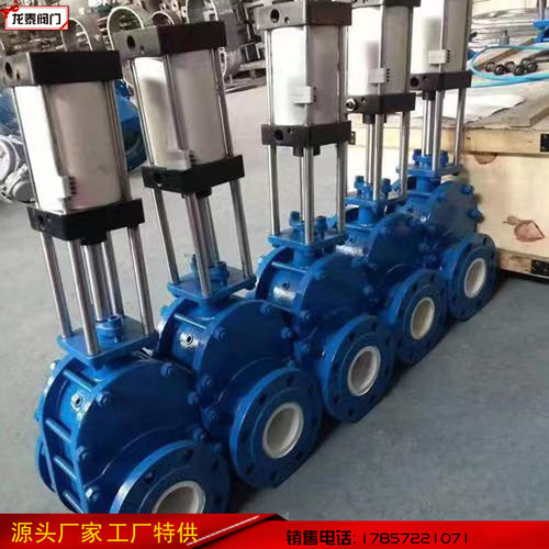 Z644TC-10气动陶瓷双闸板阀气动耐磨陶瓷进料阀气动双插板阀厂家
