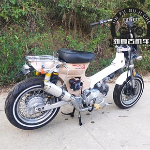 后扶手尾架 CUB幼兽嘉陵CoCo机车改装 适用幼兽C50 C70行李架货架