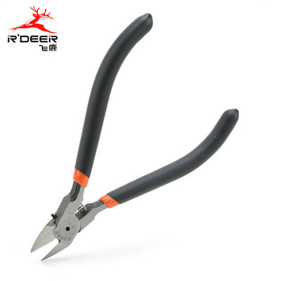 飞鹿 5寸铬钒钢水口钳 电子/电讯斜口钳 斜咀钳 斜面钳 102-5