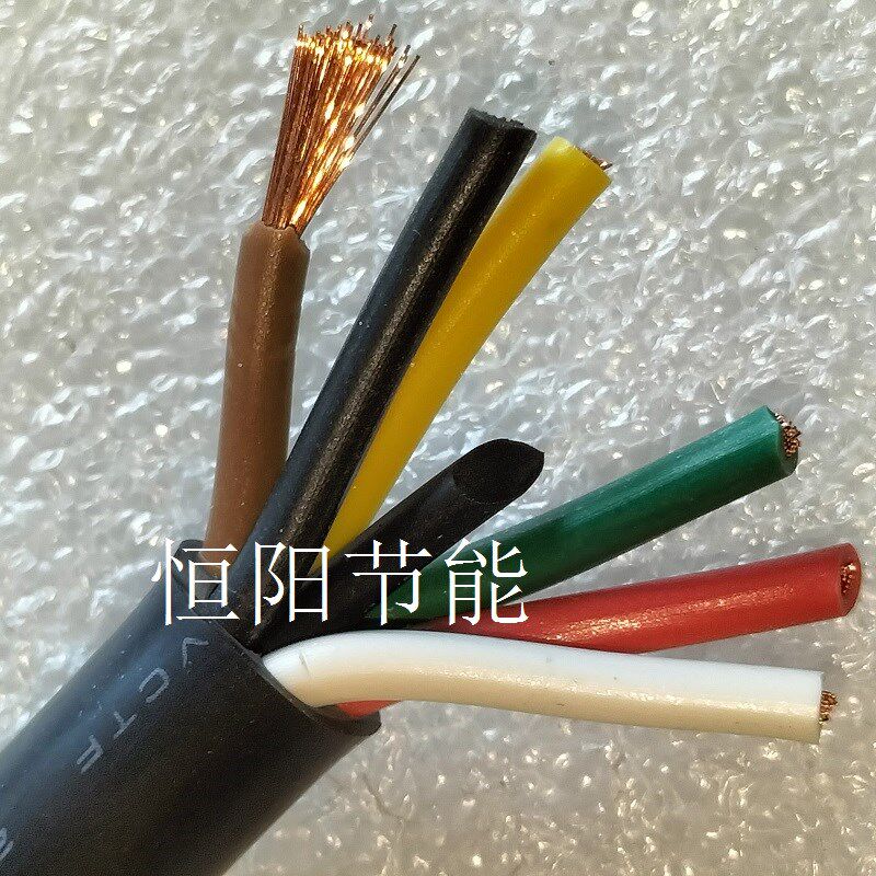 日本进口仓茂6x1.25平方电缆线进口电源线设备控制线铜芯超柔VCTF