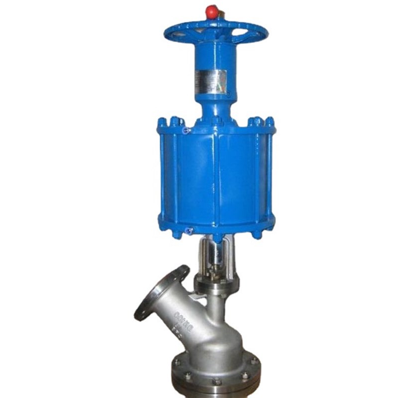 HG5-89-1角式放料阀 封圈进行特种处理使表面硬度达到HRC56~62,