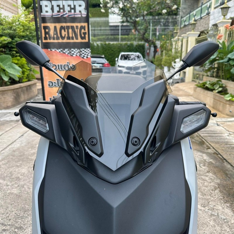 泰国 2023款山叶XMAX300改装挡风玻璃竞技护目镜23款运动小挡风玻