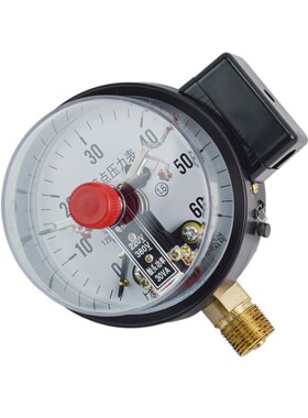 亿川YXC-100气压表YX150磁助式电接点压力表 220V水泵压力控制器