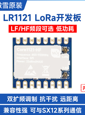 微雪 Core1121双频模组LoRaWAN网关开发板模块 LR1121芯片 低功耗