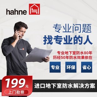 德国悍能原装进口地下室防水防潮环氧树脂负水压背面施工包工包料