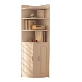 转角柜置物架家用角落边柜书柜三角柜子客厅卧室落地收纳柜置物柜