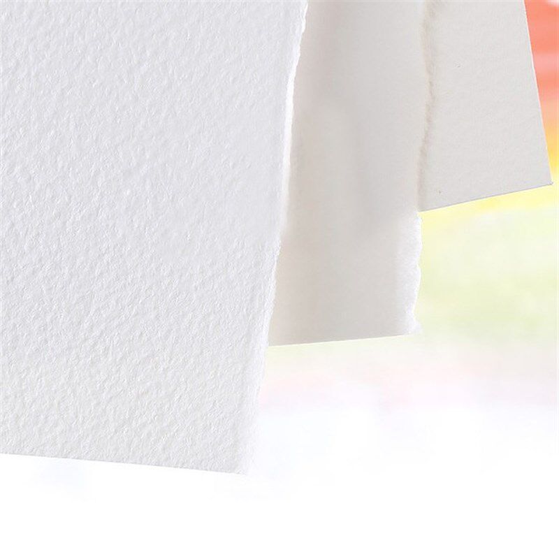 法国进口阿诗水彩纸/手工棉浆水彩纸300g全开对开4K8K16K32K粗纹