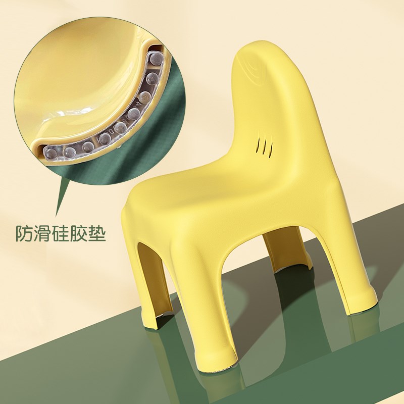 塑料加厚小椅子家用成人靠背椅沙发茶几矮凳门口入户换鞋板凳防滑