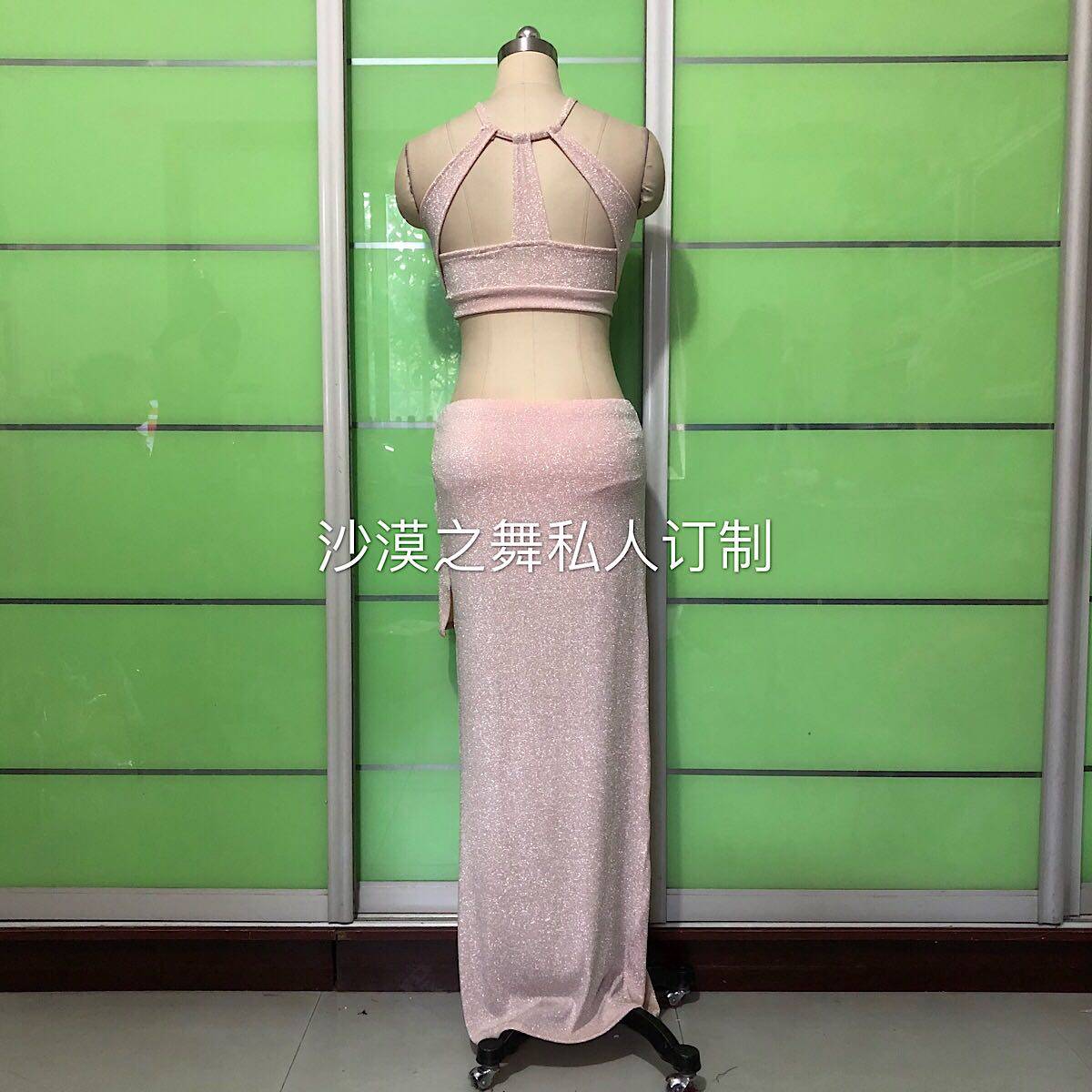 沙漠之舞 肚皮舞定制 亮丝肚皮舞套装 练习服 练功服套装 演出