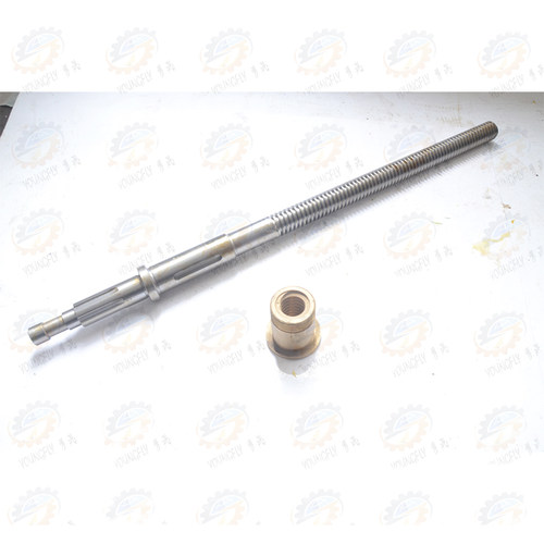 南通海安第五机床厂XQ6135铣床床鞍前后进给横向丝杆 横向螺母T30