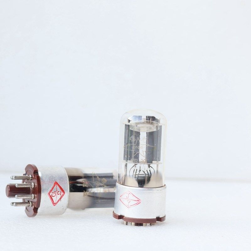 曙光拆机68年6N8P直代6H8C 6SN7红底座功放胆机发烧电子管