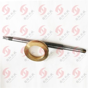 3035铜涡轮 厂家直销 蜗杆 钻床配件 蜗轮 长382 山东滕州ZQ3040