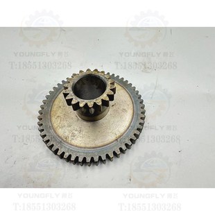 5219F齿轮 51齿内孔26双联齿轮 齐齐哈尔X5032A X6132A铣床18