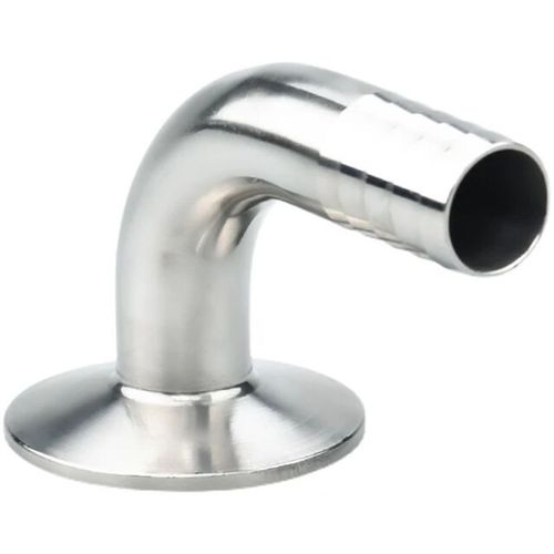 304不锈钢快装皮管弯头卫生级卡箍90度快弯皮接软管水嘴格林弯管