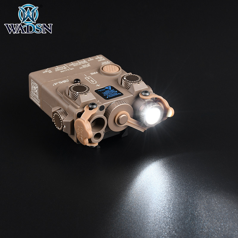 WADSN沃德森战术镭射指示器DBAL-A2白光照明爆闪手电筒简版无激光