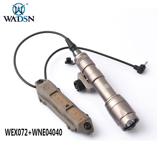WADSN沃德森战术手电筒户外照明M600C手电SF双控鼠尾线控开关装备