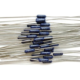 可代7K 进口DALE达尼发烧1%精度精密金属膜电阻 6.98K深蓝色1