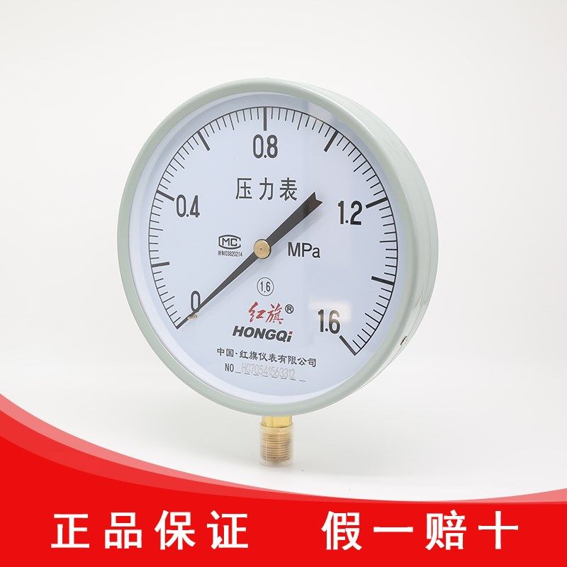 红旗仪表厂家直销 Y-250径向普通压力表水压蒸汽锅炉远距离专用表,畜牧/养殖物资,畜牧/养殖器械,淘宝优惠券,粉丝福利购,淘宝优惠卷