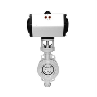 304不锈钢气动硬密封对夹蝶阀D673W C铸钢三偏心多层次切断阀 16P