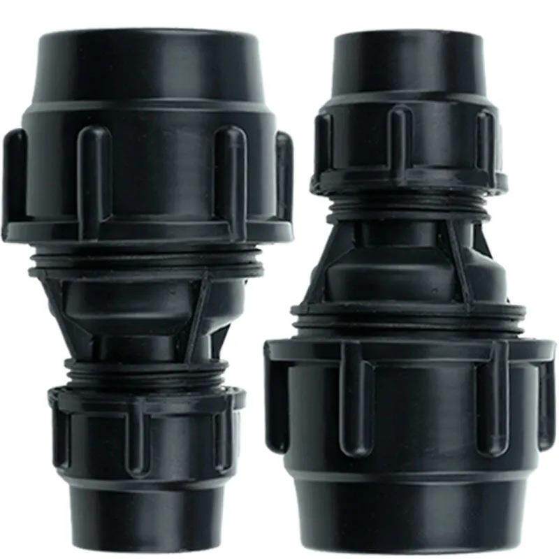 水管变径直接pe自来水管异形接头塑料配件活接头1寸变6分转4分